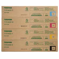 Toshiba T-FC425C-CMYK Four Color Toner Cartridge