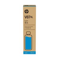 HP V87XL 500-ml Original Cyan Bottled Ink Cartridge