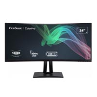 ViewSonic VP3481A ColorPro 34" UltraWide QHD Curved Monitor
