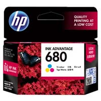 HP 680 Tri-Color Original Ink Advantage Cartridge
