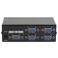 4 Port VGA Splitter Sharing Switch Box
