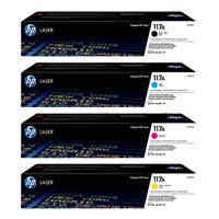HP 117A CMYK Full Set Original Toner Cartridge
