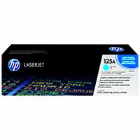 HP 125A Cyan Original LaserJet Toner Cartridge, CB541A