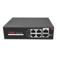 ONV H1064PSD 4Port 2 UpLink 100Mbps Transmission PoE Switch