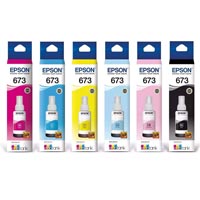 EPSON T673 Full Set 6 Color Refill Ink Bottle Price in Bangladesh