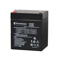 PowerHouse S4532 12V 4.5Ah 4.8mm/F1 Sealed Lead Acid Battery