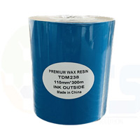 Wax Resin 110mm x 300M TDM238 Premium Ribbon