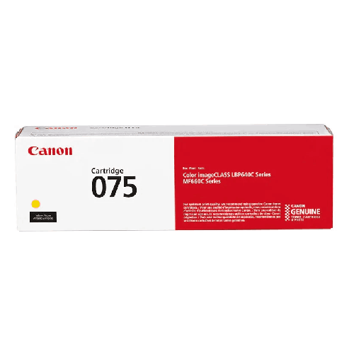 Canon 075 Yellow Laser Toner Cartridge