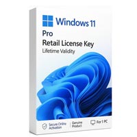 Microsoft Windows 11 Pro Retail Lifetime License KEY Price in Bangladesh