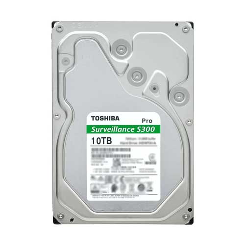 Toshiba S300 Pro 10TB 3.5 Inch SATA 7200RPM Surveillance HDD- HDWTA1AUZSVA