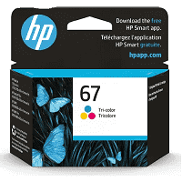 HP 67 Tri-Color Original Ink Cartridge
