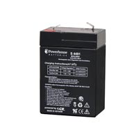 PowerHouse S4491 6V 4.5Ah 4.8mm/F1 Sealed Lead Acid Battery
