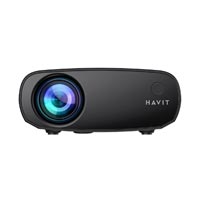 Havit PJ207 110 Lumens HD 720p Wi-Fi Screen Mirroring Portable Projector